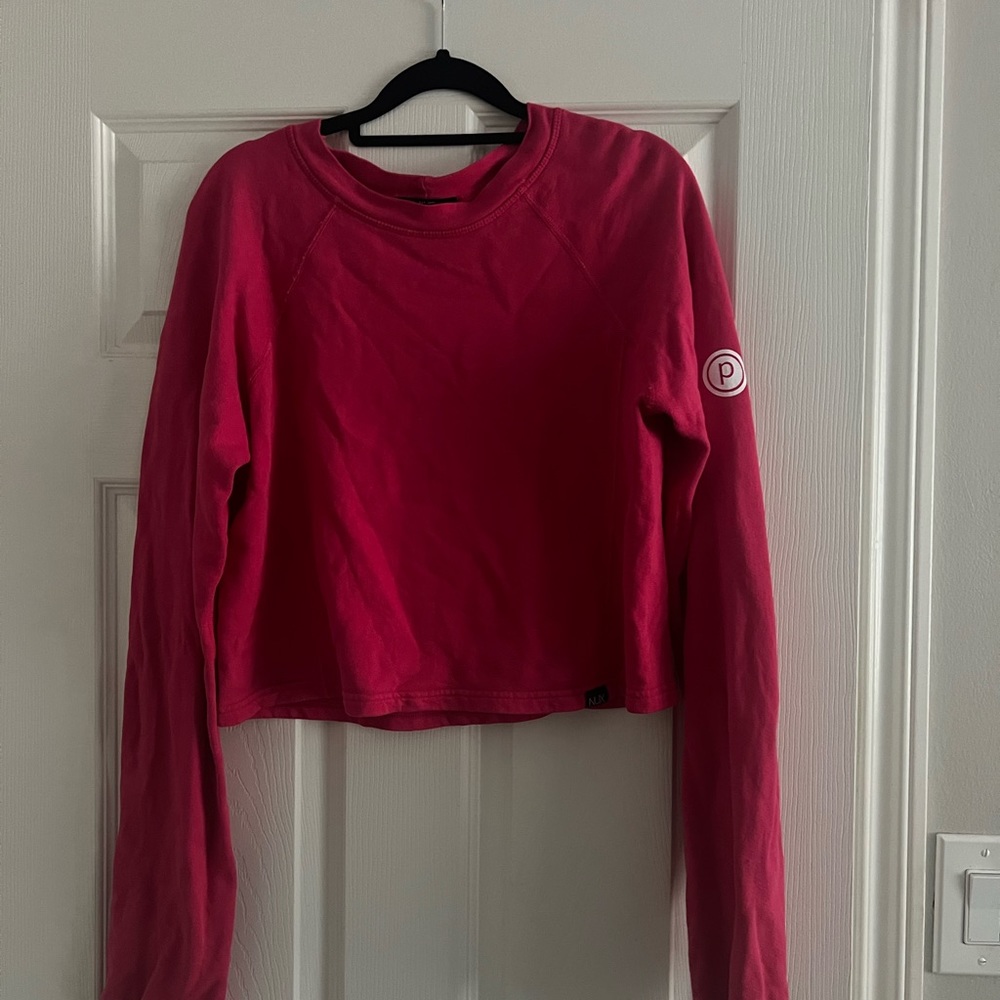 Pink Nux Pure Barre Crewneck Sweater